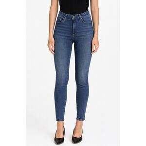 J Brand Y2K Tawny Mid Rise Skinny Jeans Size 27 Dark Wash Blue Classic Stretch